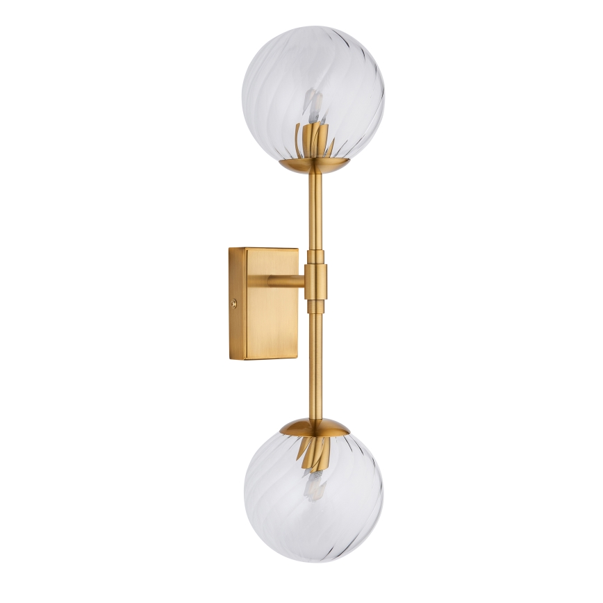 Endon 114042 - Gouden wandlamp 2xG9/3,2W/230V