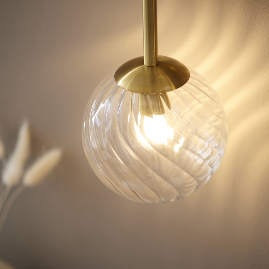 Endon 114042 - Gouden wandlamp 2xG9/3,2W/230V
