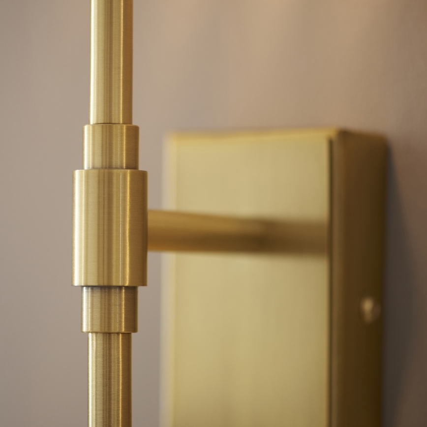 Endon 114042 - Gouden wandlamp 2xG9/3,2W/230V