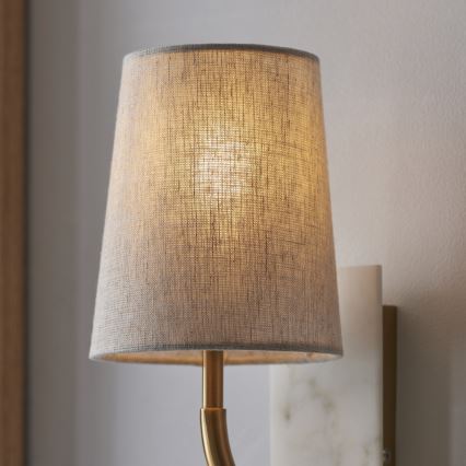 Endon 114202 - Wandlamp 1xE14/7W/230V beige/goud