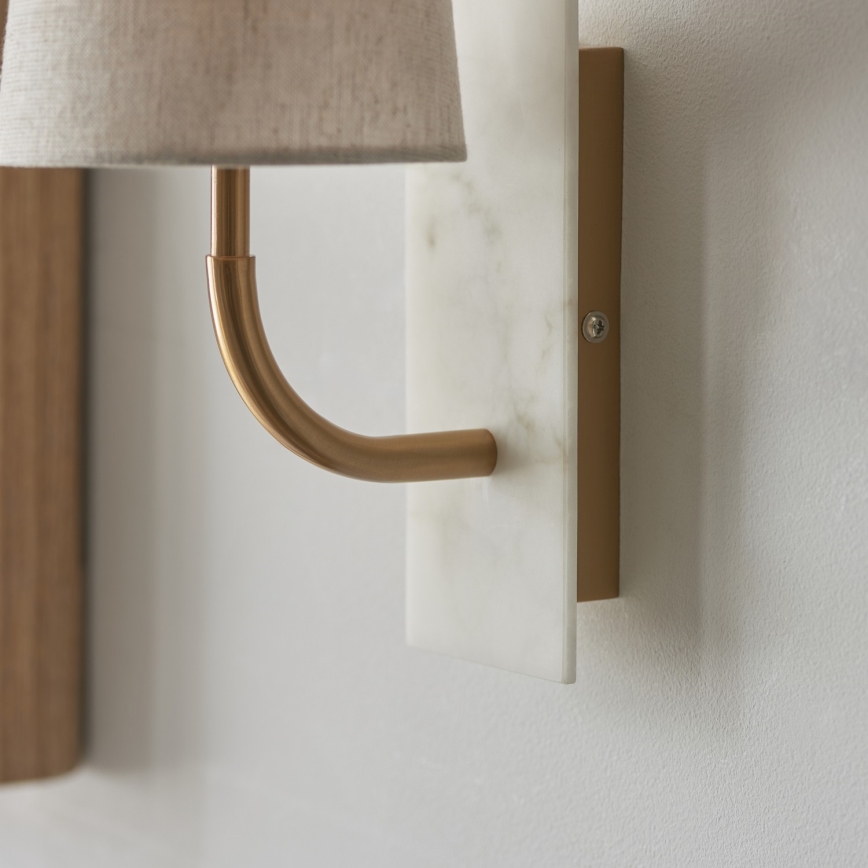 Endon 114202 - Wandlamp 1xE14/7W/230V beige/goud