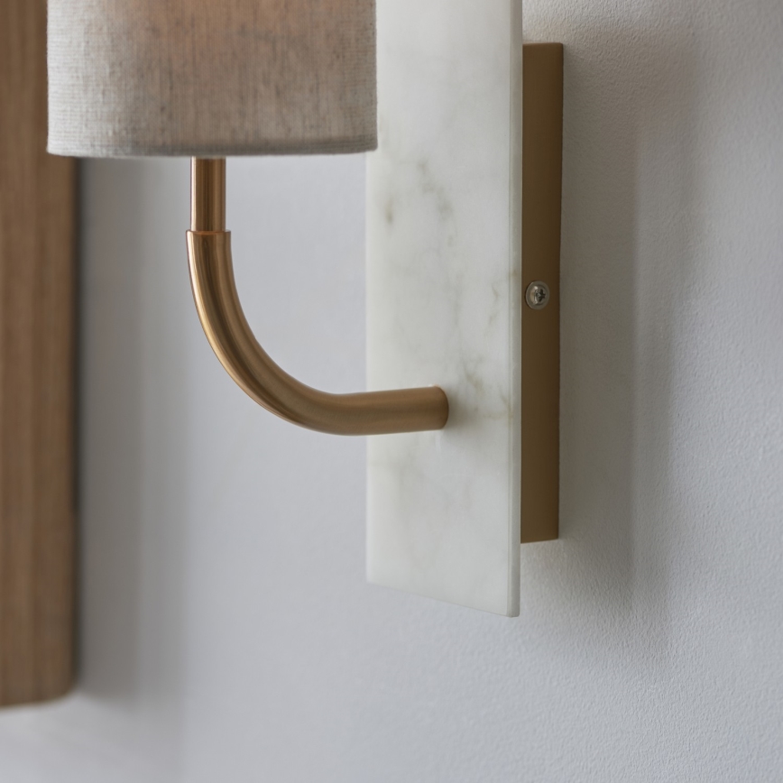 Endon 114203 - Wandlamp 1xE14/7W/230V beige/goud