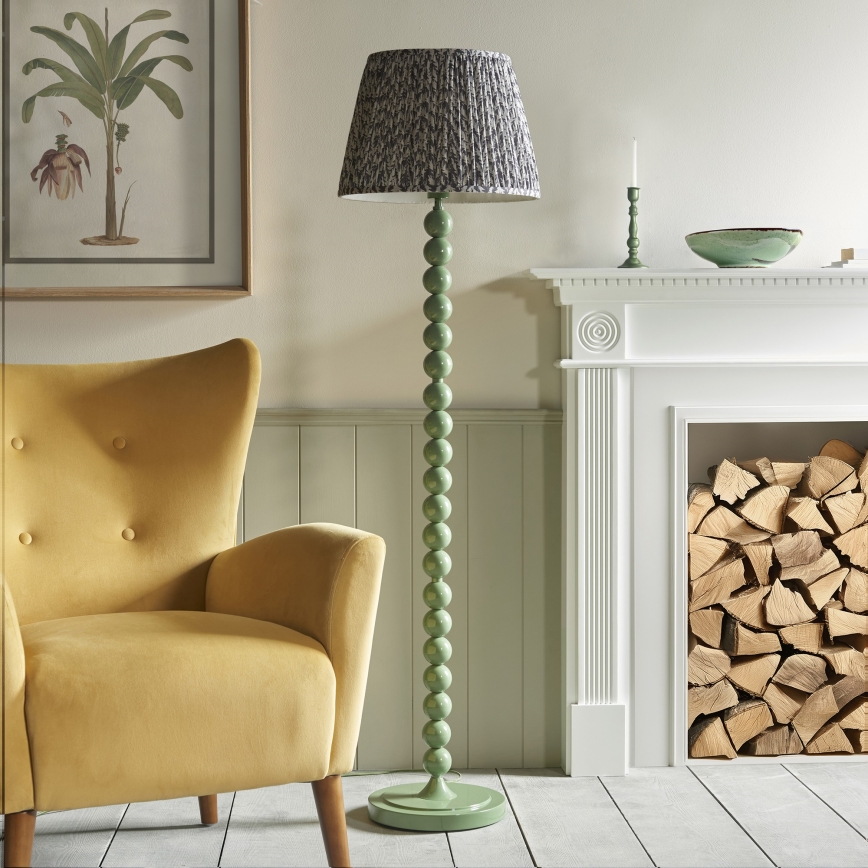 Endon 114634 - Staande Lamp HIGGLEDY 1xE27/10W/230V groen/grijs