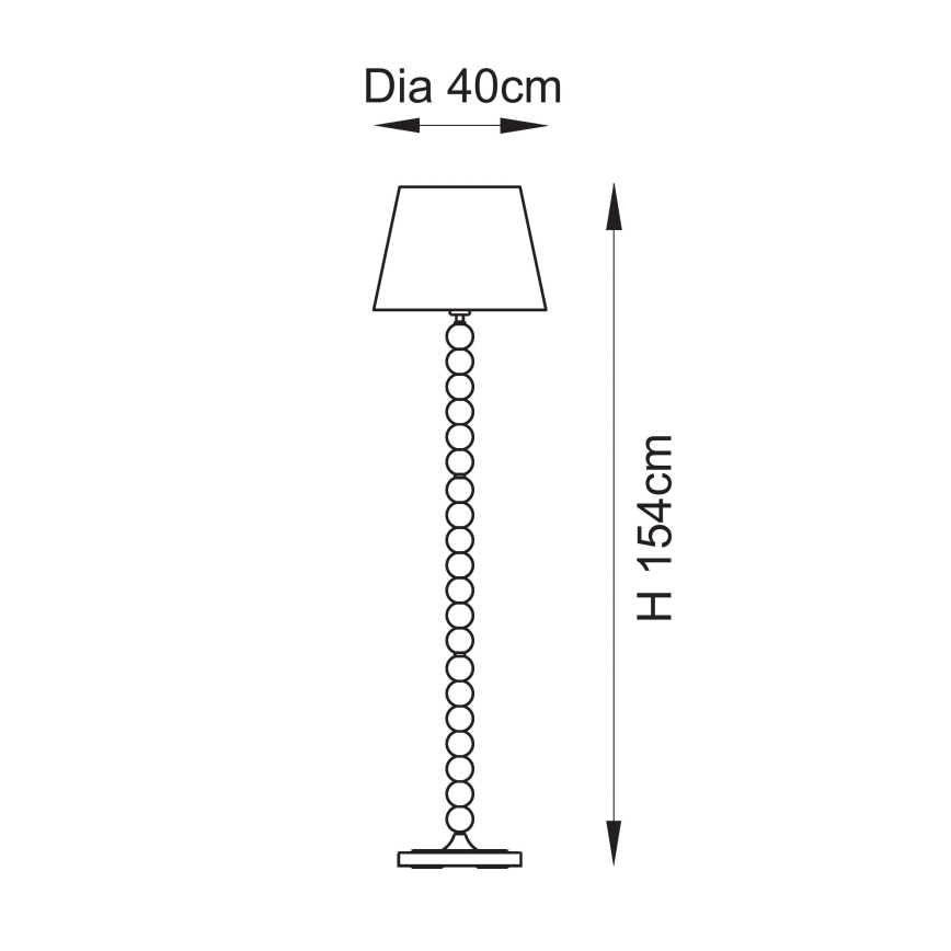 Endon 114667 - Staande Lamp HIGGLEDY 1xE27/10W/230V roze