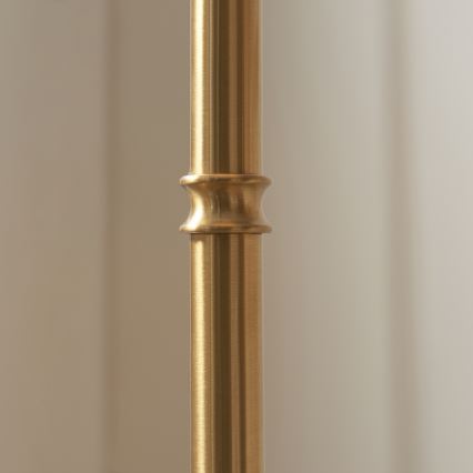 Endon 114778 - Dimbare oplaadbare vloerlamp BURLEY LED/1,5W/5V 3600 mAh messing/blauw