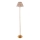 Endon 114785 - LED Dimbare oplaadbare vloerlamp BURLEY LED/1,5W/5V messing/grijs