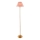 Endon 114786 - LED Dimbare oplaadbare vloerlamp BURLEY LED/1,5W/5V messing/roze