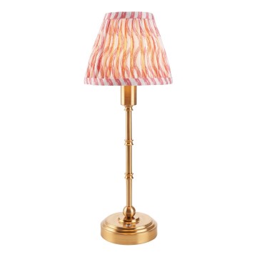 Endon 114804 - LED Dimbare oplaadbare tafellamp BURLEY LED/1,5W/5V messing/roze