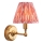 Endon 114817 - LED Dimbaar oplaadbaar wand lamp BURLEY LED/1,5W/5V messing/roze