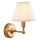 Endon 114830 - LED Dimbaar oplaadbaar wand lamp BURLEY LED/1,5W/5V messing/crème