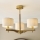 Endon 116993 - Hanglamp met stang HEATHCLIFF 3xE14/7W/230V messing/essenhout