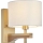 Endon 116995 - Wandlamp HEATHCLIFF 1xE14/7W/230V messing/essenhout