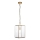 Endon 119141 - Kroonluchter aan ketting HAMMOND 1xE27/10W/230V 21,5x21,5 cm messing