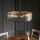 Endon 119455 - Kroonluchter met ketting RIDGETON 8xE14/7W/230V mat chroom
