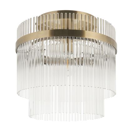 Endon 119492 - Opbouwlamp MARIETTA 1xE27/10W/230V messing/helder