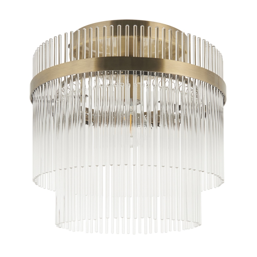 Endon 119492 - Opbouwlamp MARIETTA 1xE27/10W/230V messing/helder