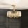 Endon 119609 - Plafondlamp aan stang VISCONTI 3xE14/6W/230V messing