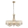 Endon 119611 - Kroonluchter aan ketting VISCONTI 8xE14/6W/230V messing
