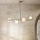 Endon 120038 - Hanglamp met stang CERCHIO 4xG9/5W/230V messing