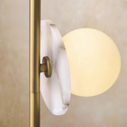 Endon 120042 - Vloerlamp CERCHIO 3xG9/5W/230V messing