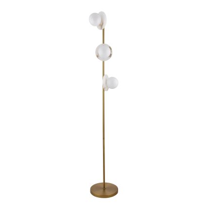 Endon 120042 - Vloerlamp CERCHIO 3xG9/5W/230V messing