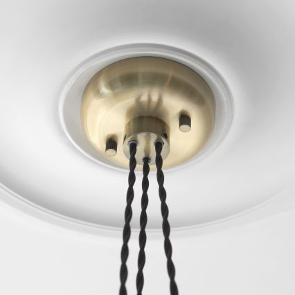 Endon 120648 - Hanglamp aan kabel 3xE27/10W/230V messing