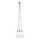 Endon 120656 - Hanglamp aan kabel, 3x E27/10W/230V, messing