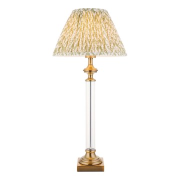 Endon 122515 - Tafellamp AVEBURY 1xE27/10W/230V messing/groen