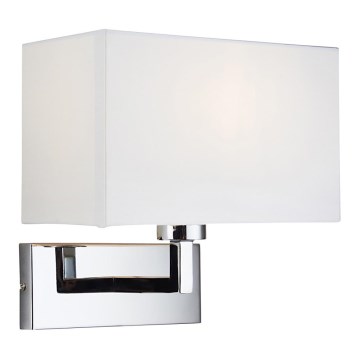 Endon 56373 - Wandlamp PICCOLO 1xE27/10W/230V wit/glanzend chroom