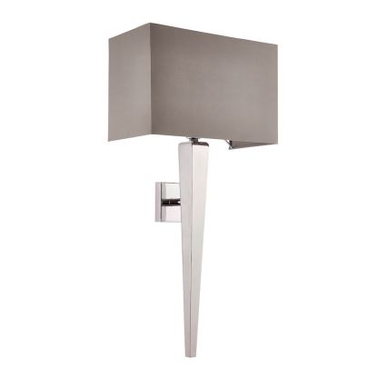 Endon 56706 - Wandlamp MORETO 1xE14/7W/230V glanzend chroom/grijs