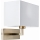 Endon 61604 - Wandlamp PICCOLO 1xE27/10W/230V wit/mat chroom