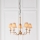 Endon 63627 - Kroonluchter aan ketting STANFORD 5xE14/40W/230V messing/beige
