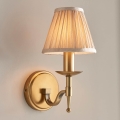 Endon 63653 - Wandlamp STANFORD 1xE14/40W/230V messing/beige