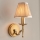 Endon 63653 - Wandlamp STANFORD 1xE14/40W/230V messing/beige