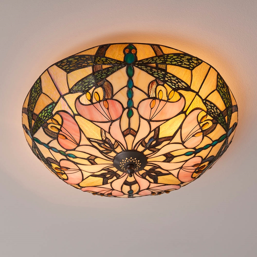 Endon 63922 - Plafondlamp ASHTON 2xE27/60W/230V diameter 45 cm