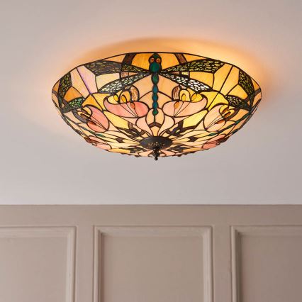 Endon 63922 - Plafondlamp ASHTON 2xE27/60W/230V diameter 45 cm
