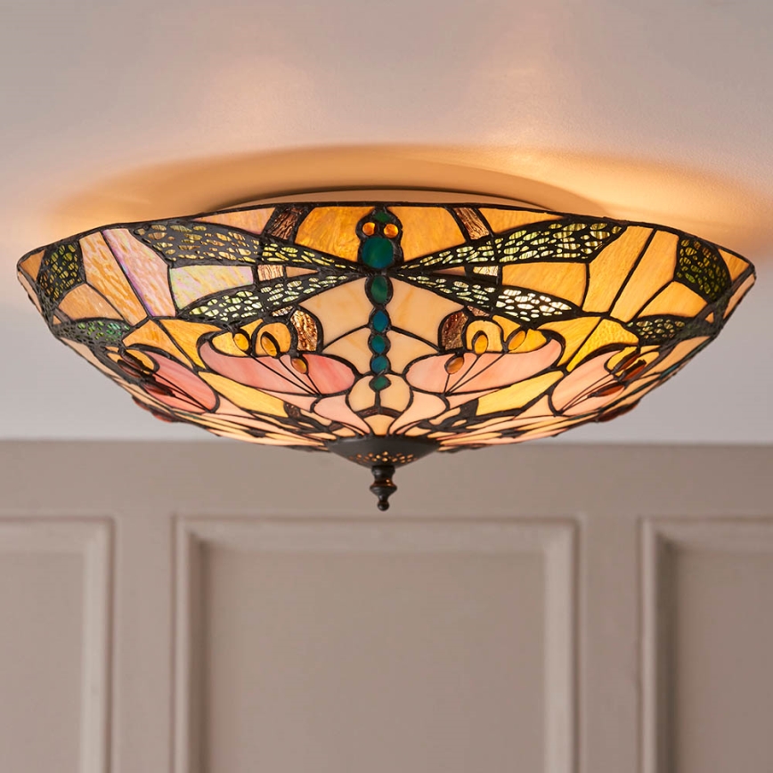 Endon 63922 - Plafondlamp ASHTON 2xE27/60W/230V diameter 45 cm