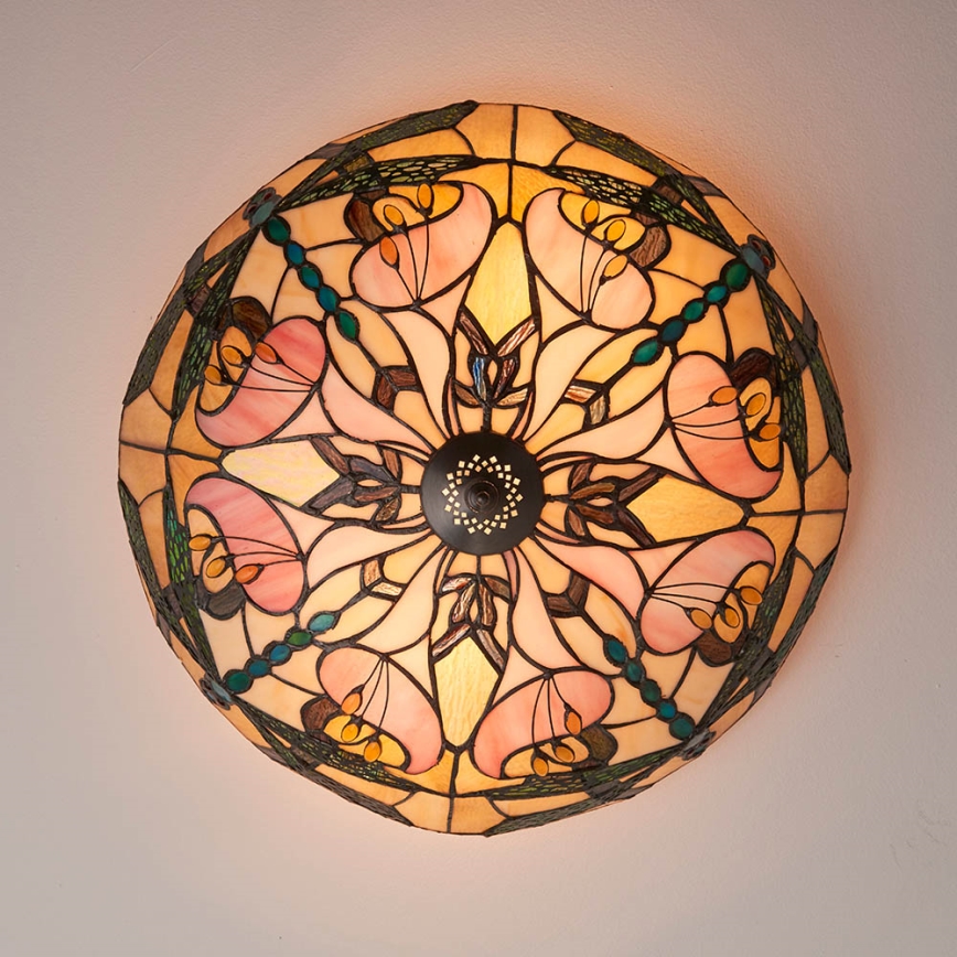 Endon 63922 - Plafondlamp ASHTON 2xE27/60W/230V diameter 45 cm