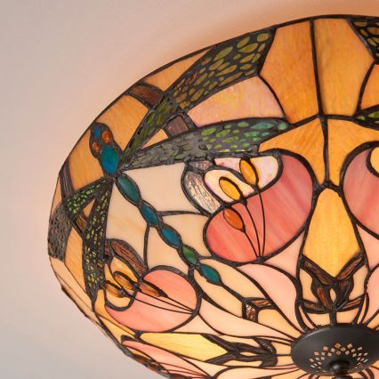 Endon 63922 - Plafondlamp ASHTON 2xE27/60W/230V diameter 45 cm