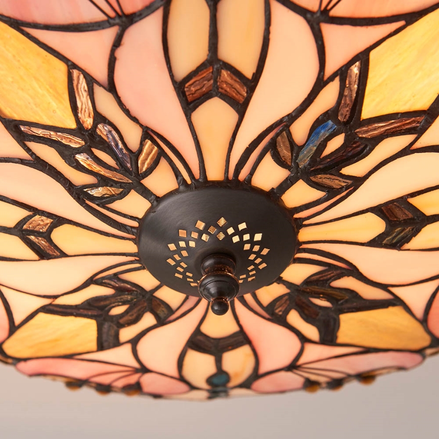 Endon 63922 - Plafondlamp ASHTON 2xE27/60W/230V diameter 45 cm