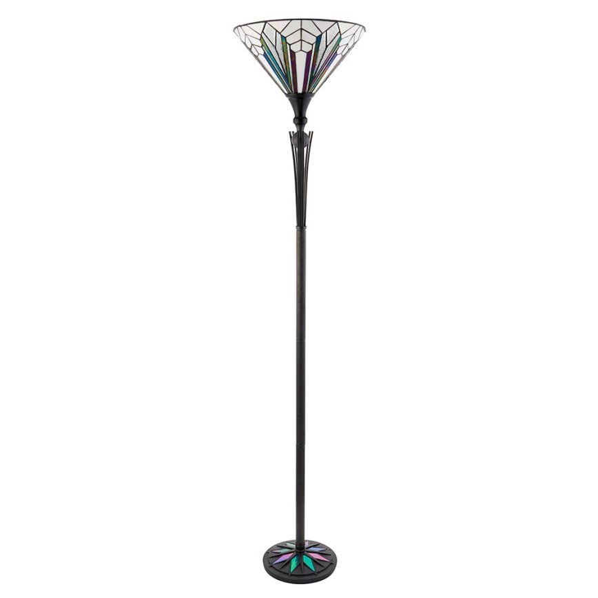 Endon 63933 - Vloerlamp Tiffany ASTORIA 1xE27/60W/230V Ø 40 cm