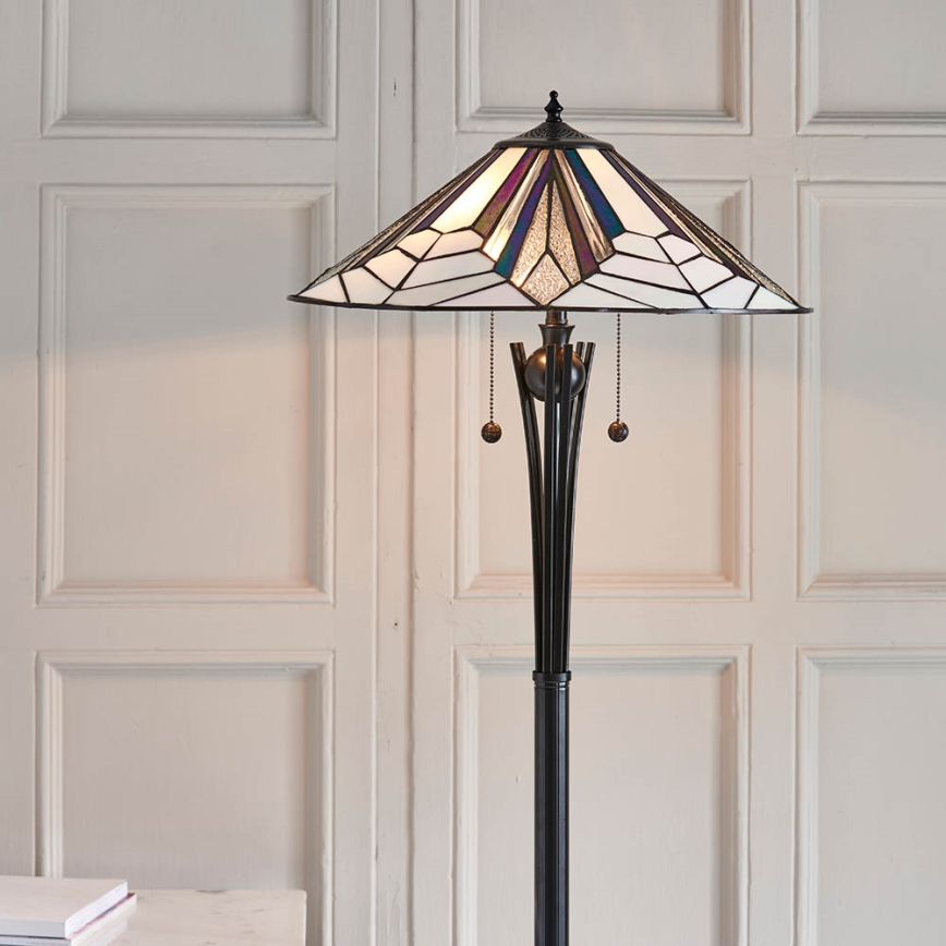 Endon 63934 - Staande Lamp ASTORIA 2xE27/60W/230V diameter 48 cm