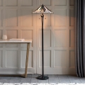 Endon 63934 - Tiffany-vloerlamp ASTORIA, 2xE27/60W/230V, Ø 48 cm
