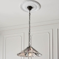 Endon 63938 - Kroonluchter aan ketting Tiffany ASTORIA 1xE27/60W/230V Ø 48 cm