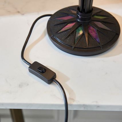 Endon 63939 - Tafellamp Tiffany ASTORIA 2xE27/60W/230V Ø 40 cm
