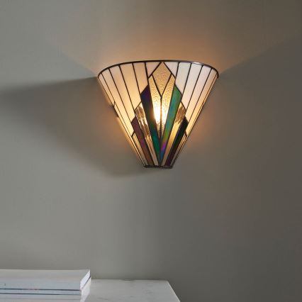 Endon 63940 - Wandlamp Tiffany ASTORIA 1xE14/40W/230V