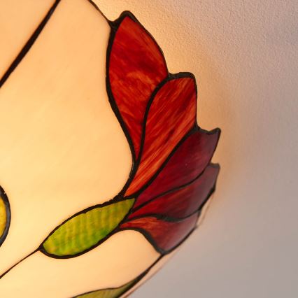 Endon 63960 - Plafondlamp Tiffany BOTANICA 2xE27/60W/230V Ø 45 cm