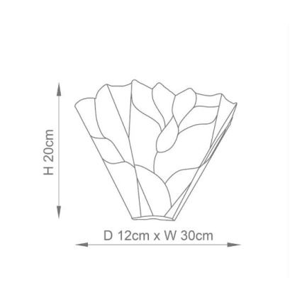 Endon 63964 - Wandlamp BOTANICA 1xE14/40W/230V