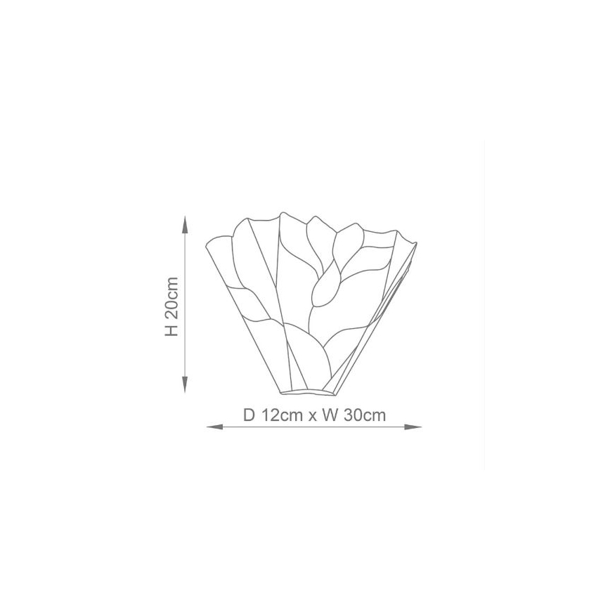 Endon 63964 - Wandlamp BOTANICA 1xE14/40W/230V