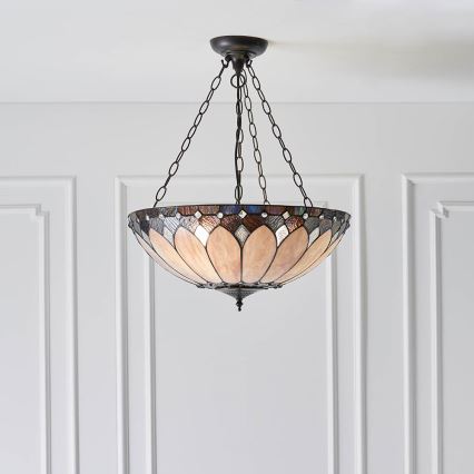Endon 63976 - Hanglamp BROOKLYN 3xE27/60W/230V Ø 50 cm